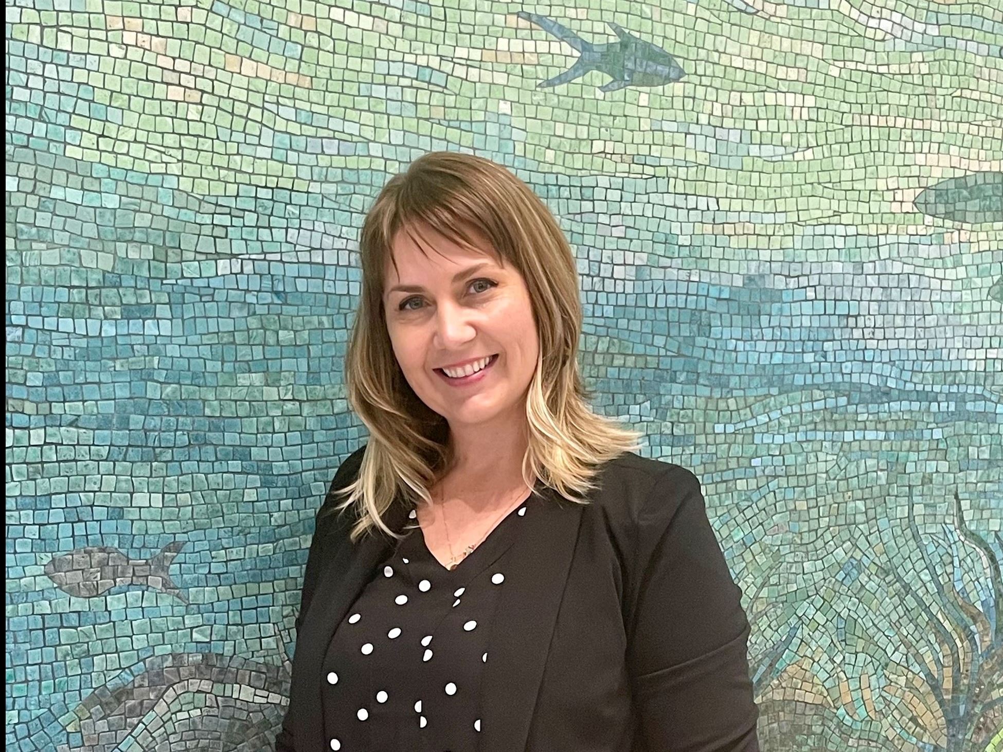 Virgie Greb posing for a professional photo